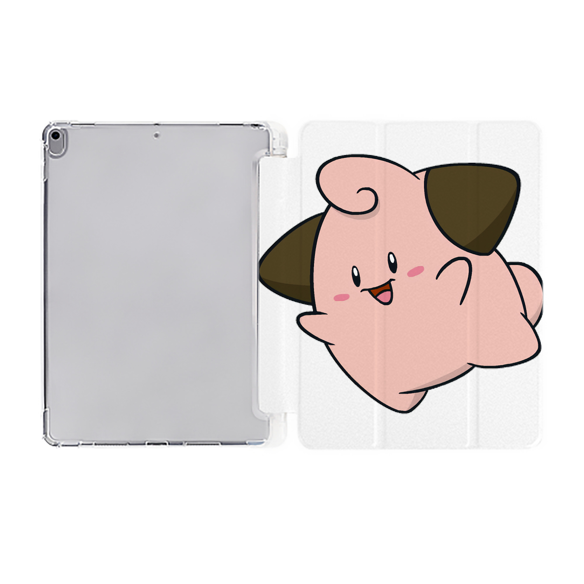 （画像用） ポケットモンスター Pokémon IPad ケース ペン収納付き 三つ折りスタンド PUレザー×シリコン 対応機種9.5/10.5/10.9インチ